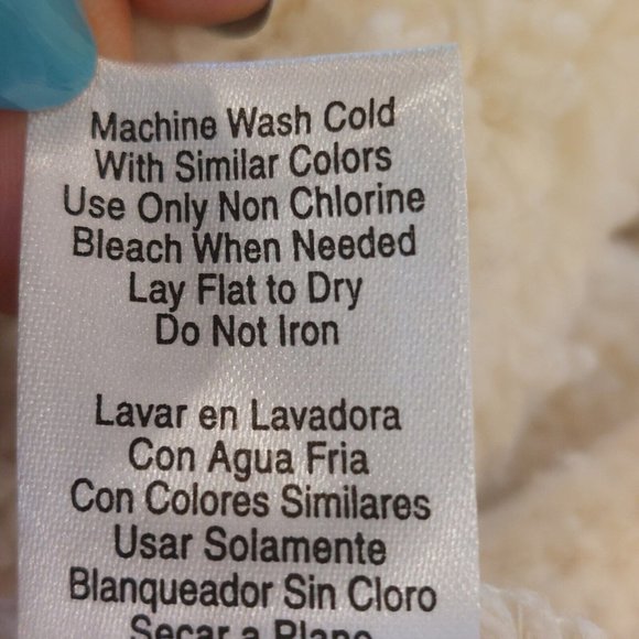 The Sweatshirt Project Women's XL Cream‎ Sherpa Faux Shearling Button Up Jacket - Picture 7 of 10